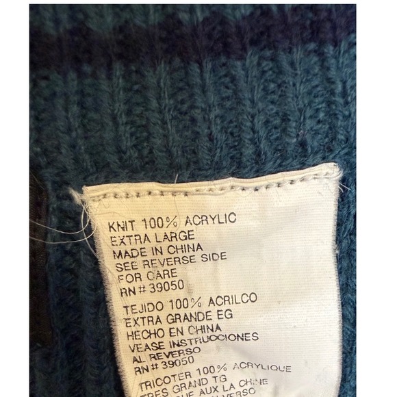 Sweater‎ Graphix Grandpa Mens Sweater Vest XL Dark Academia Grunge Y2K Knit - Picture 5 of 9